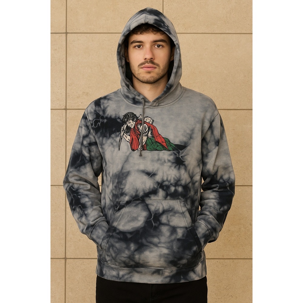 Prps Men Tie Dye Sport Hoodie - Medium